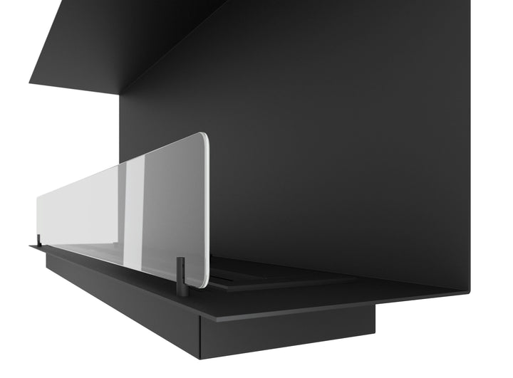 bioethanol-einbaukamin-dreiseitig-raumteiler-infire-c1200v1-raumtrenner-nahaufnahme-stahl-glas